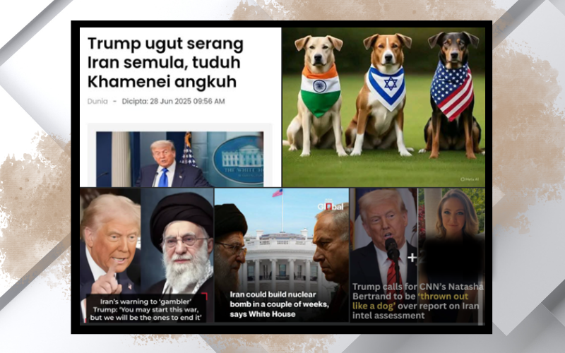 TRUMP SOMBONG DAN ANGKUH