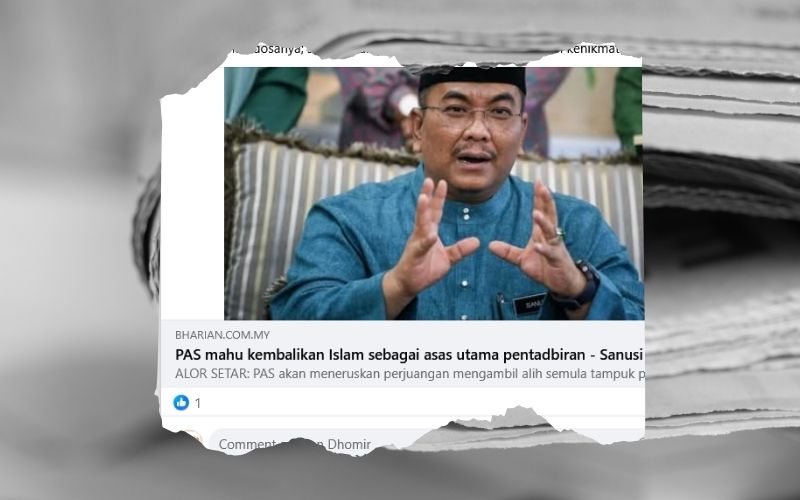 SELAMA INI PERJUANGAN PAS ITU TIDAK ISLAMKAH?