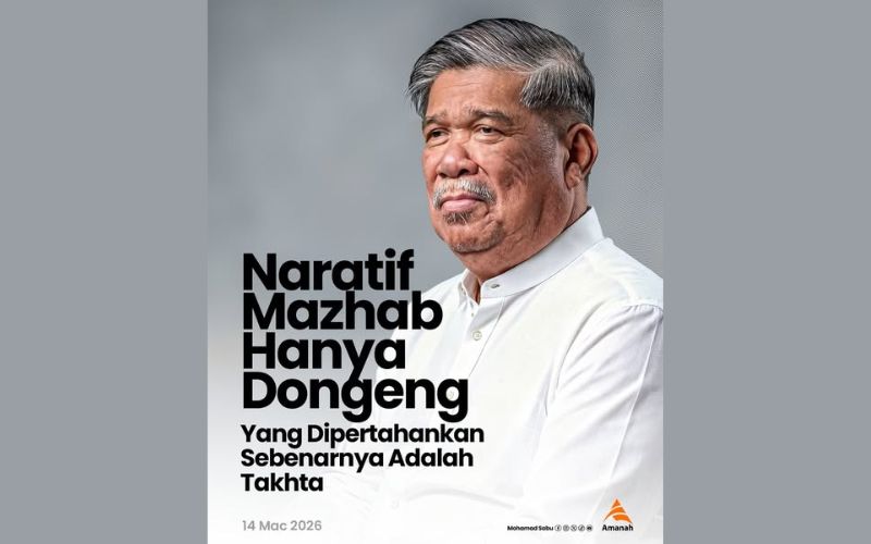 NARATIF MAZHAB HANYA DONGENG, YANG DIPERTAHANKAN SEBENARNYA ADALAH TAKHTA