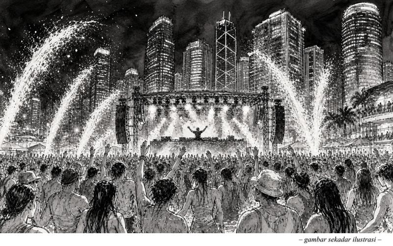 PESTA RAIN RAVE BUKIT BINTANG: HIBURAN YANG MERUNTUHKAN TAMADUN