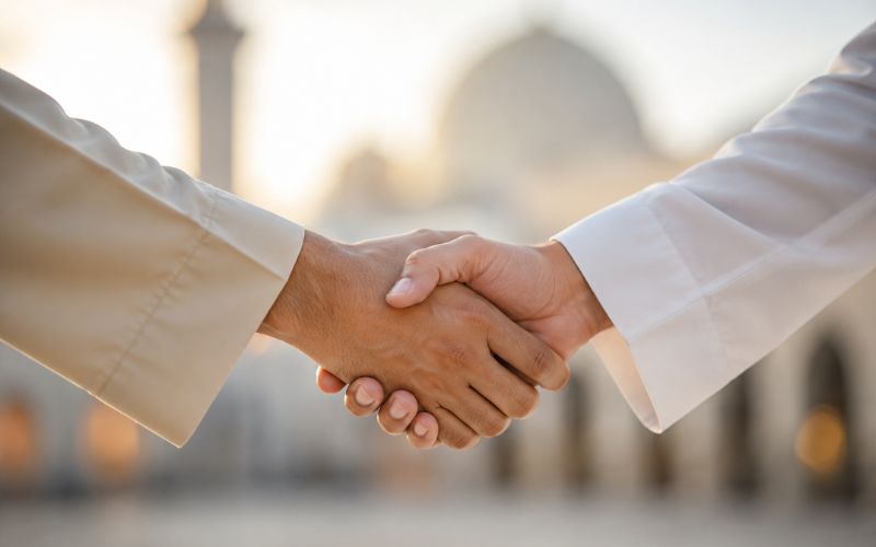 FIKIH BERJABAT TANGAN, ADAB YANG MULIA